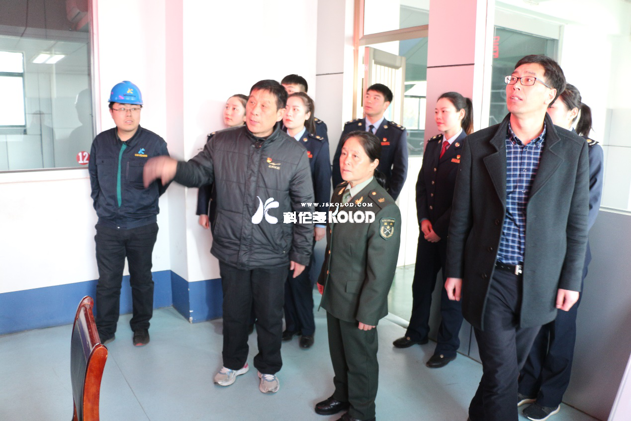 “时代楷模”王仕花及灌云县税务局领导莅临科伦多参观指导